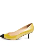 Giuseppe Zanotti Vintage contrasting-toe pumps - Yellow