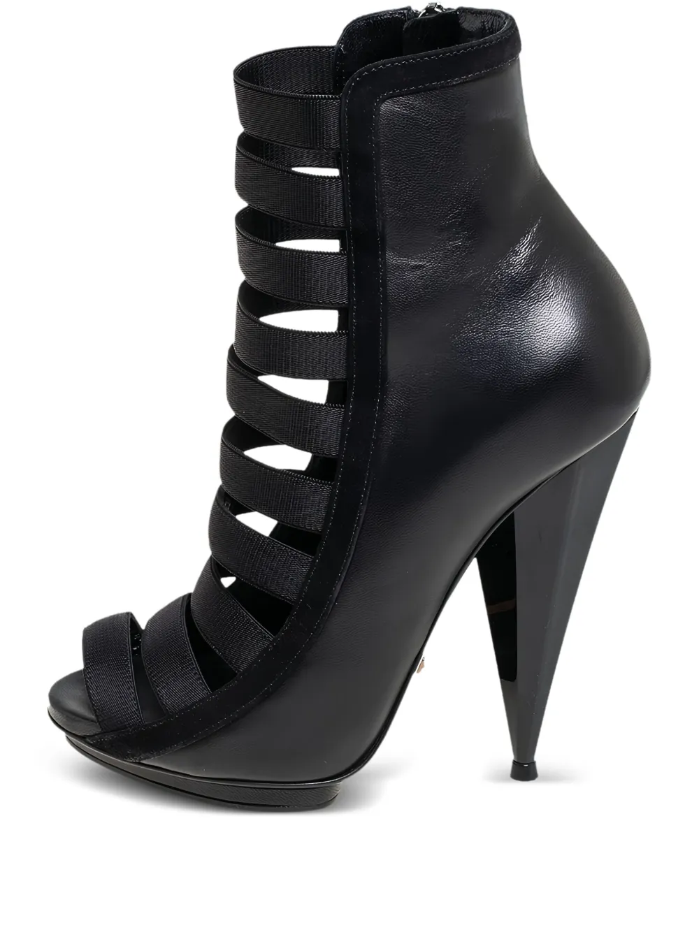 125mm leather strapy boots