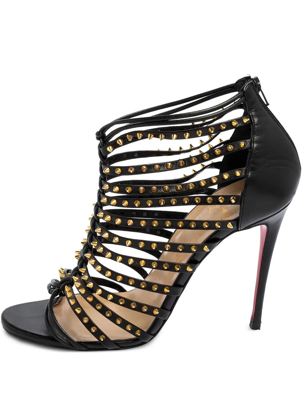 Christian Louboutin Pre-Owned Millaclou 110mm サンダル - ブラック Christian Louboutin Pre-Owned Millaclou 110mm サンダル - ブラック