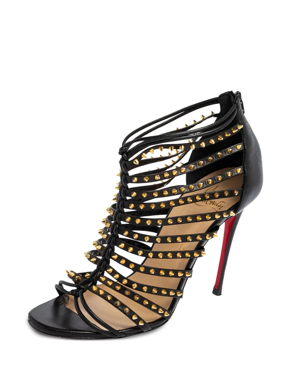 Christian Louboutin Pre-Owned 110 mm Millaclou sandalen - Zwart