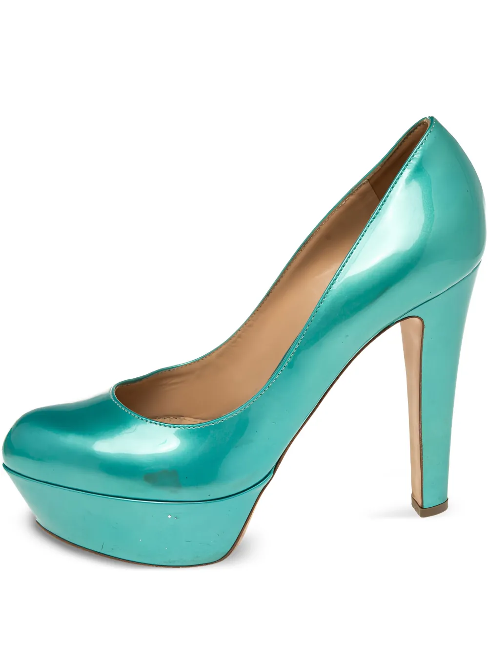 Sergio Rossi Vintage pre-owned leather pumps | Blue | Image 1