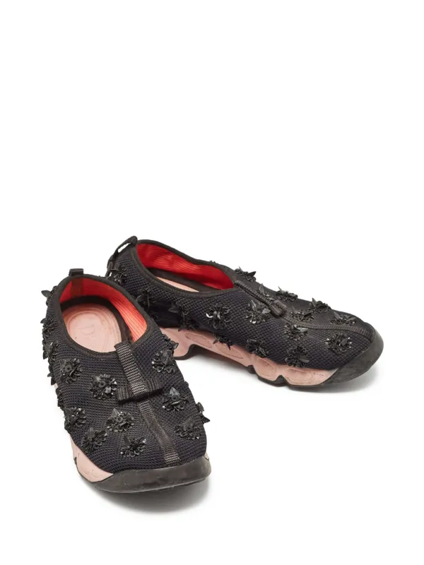 Christian Dior Pre-Owned Fusion フローラル スニーカー | ブラック