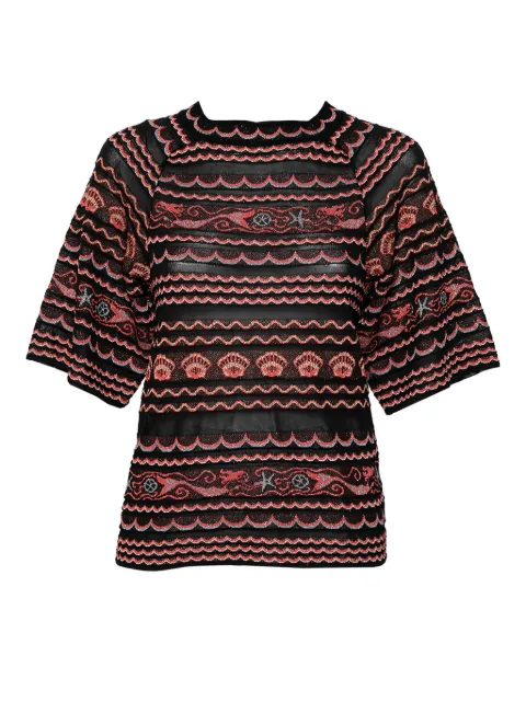 Missoni Pre-Owned wave knit top