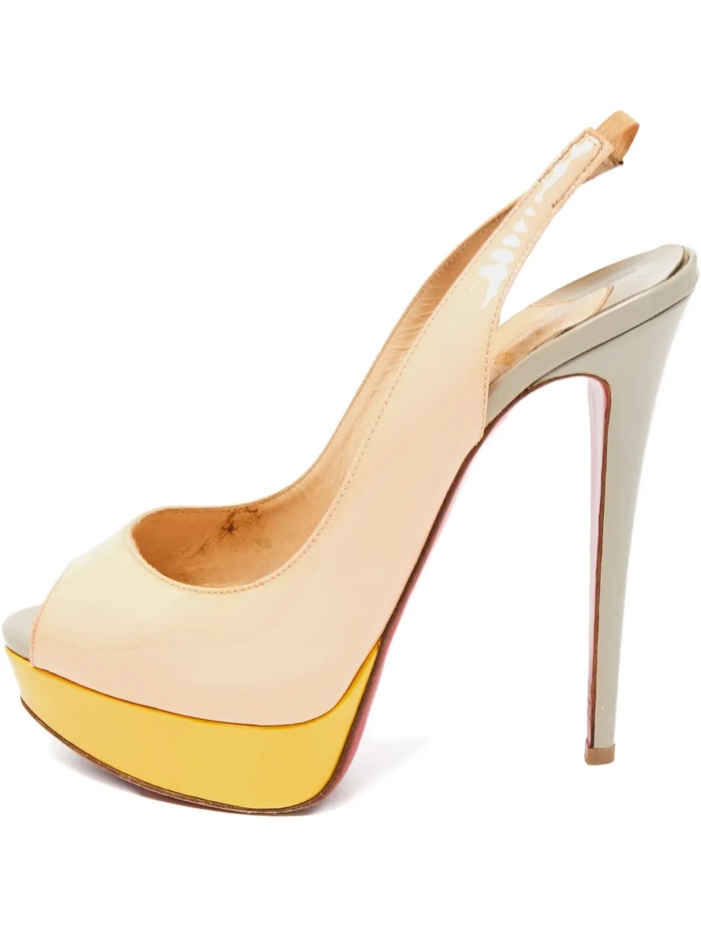 Christian Louboutin Pre-Owned 140mm leather heeled pumps - マルチカラー Christian Louboutin Pre-Owned 140mm leather heeled pumps - マルチカラー