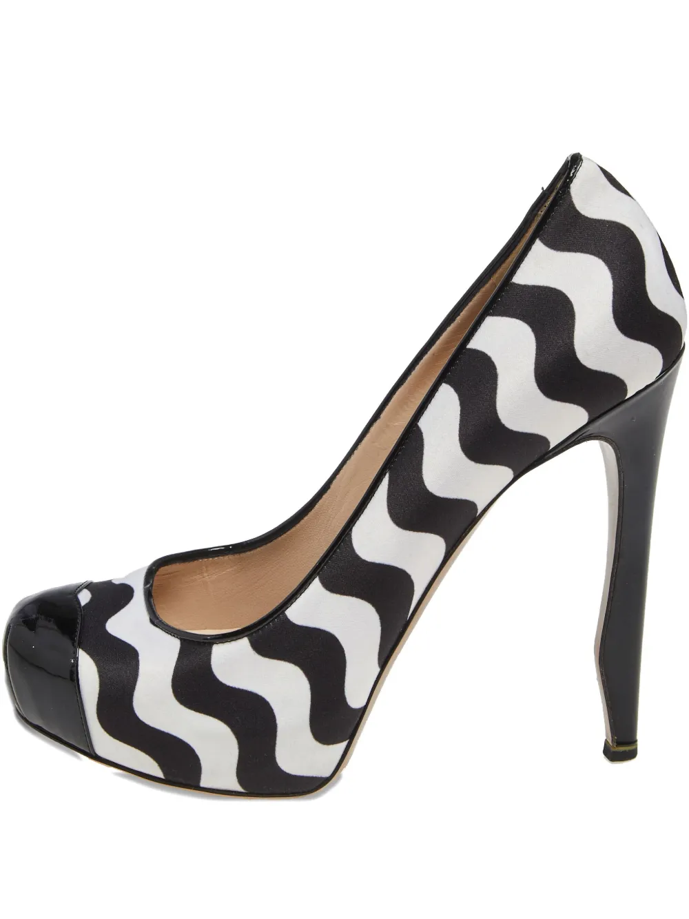 Pre-owned Nicholas Kirkwood 2023  120mm Wave-patterned Pumps