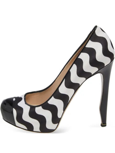 Nicholas Kirkwood 2023 pre-owned Pumps mit Wellenmuster 120mm