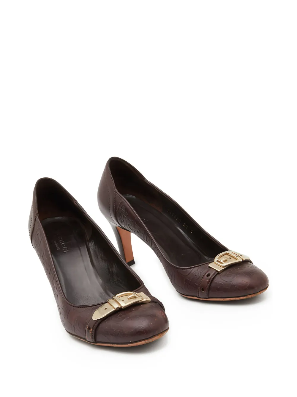 Gucci Pre-Owned Leren pumps - Bruin