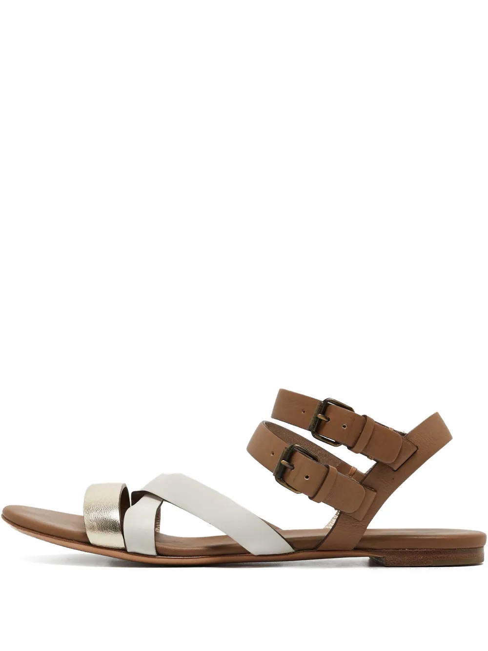 Lanvin Pre-Owned leather sandals | Brown | Image 1