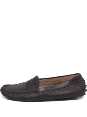 Tod's Vintage プレオウンド ホースビット ローファー | ブラック