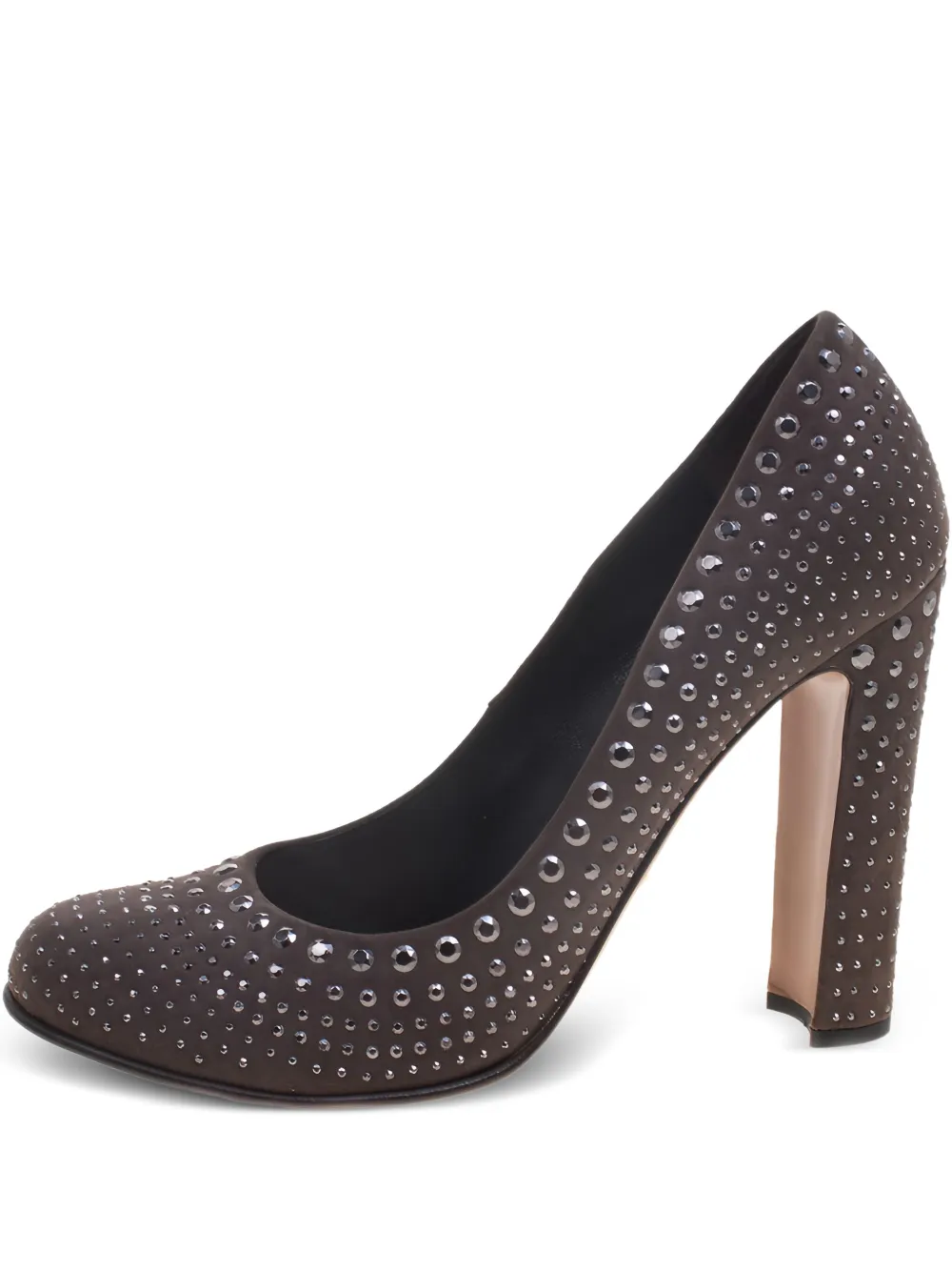 Prada Pre-Owned 115mm studded pumps | Grey | Image 1