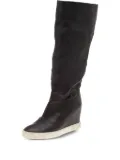 Casadei Vintage pre-owned wedge-heeled boots - Brown