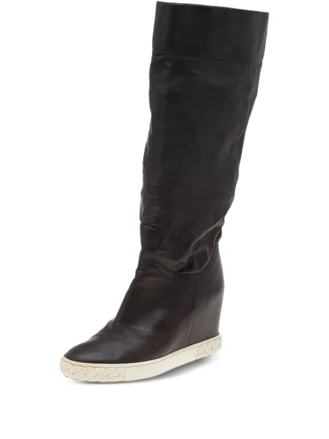 Casadei Vintage bottines pre-owned à talon compensé