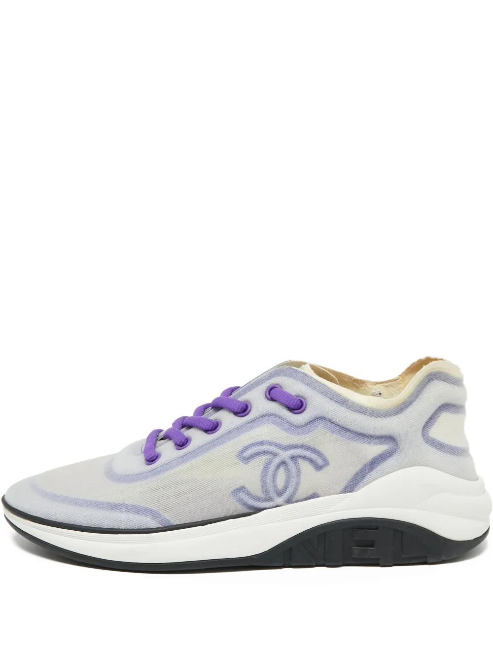 CHANEL Pre-Owned CC sneakers | Purple | Image 1