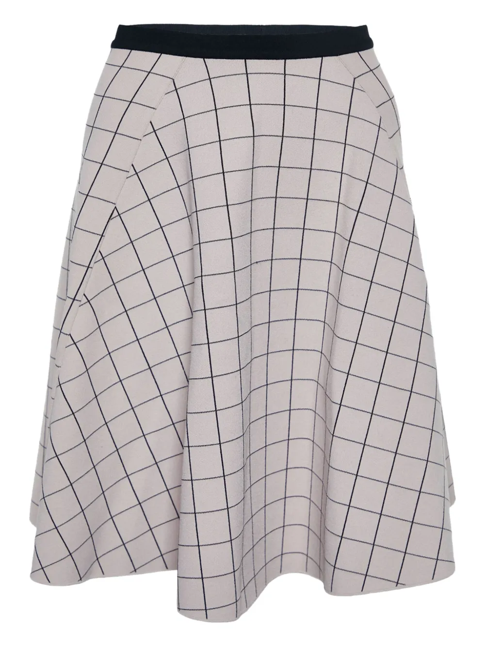 Pre-owned Fendi Checked Miniskirt