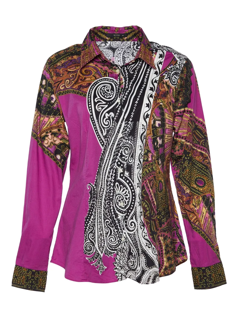 Etro Pre-Owned camisa con estampados mixtos | rosado | Image 1