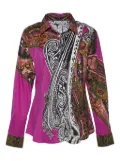 Etro Pre-Owned mix-print shirt - Pink