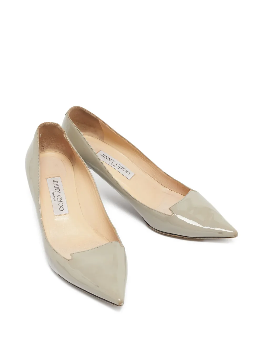 Jimmy Choo Pre-Owned 55mm patent-leather pumps | Image 2