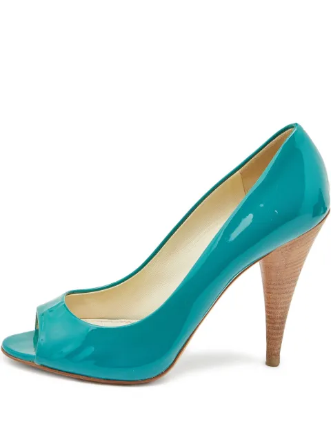 Miu Miu Pre-Owned 110mm patent-leather pumps