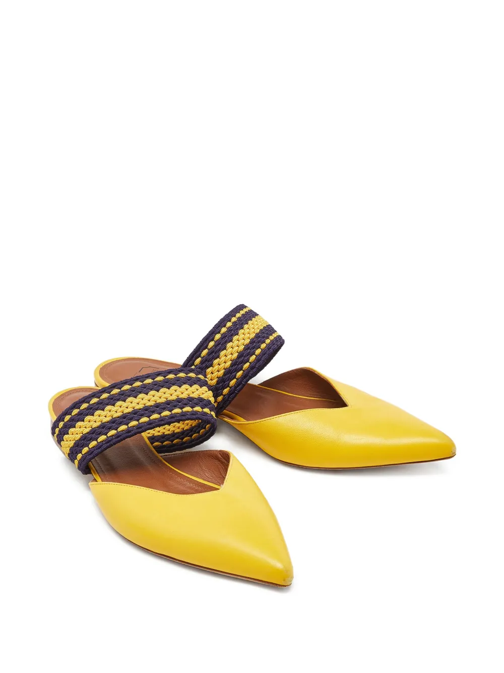 Malone Souliers pre-owned braided-strap mules | Image 2