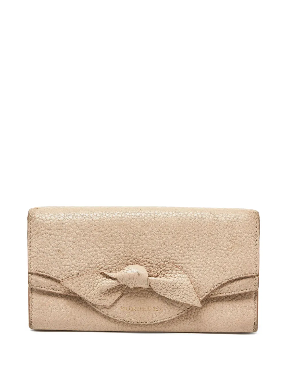 Burberry Pre-Owned cartera continental con moño | neutro | Image 1