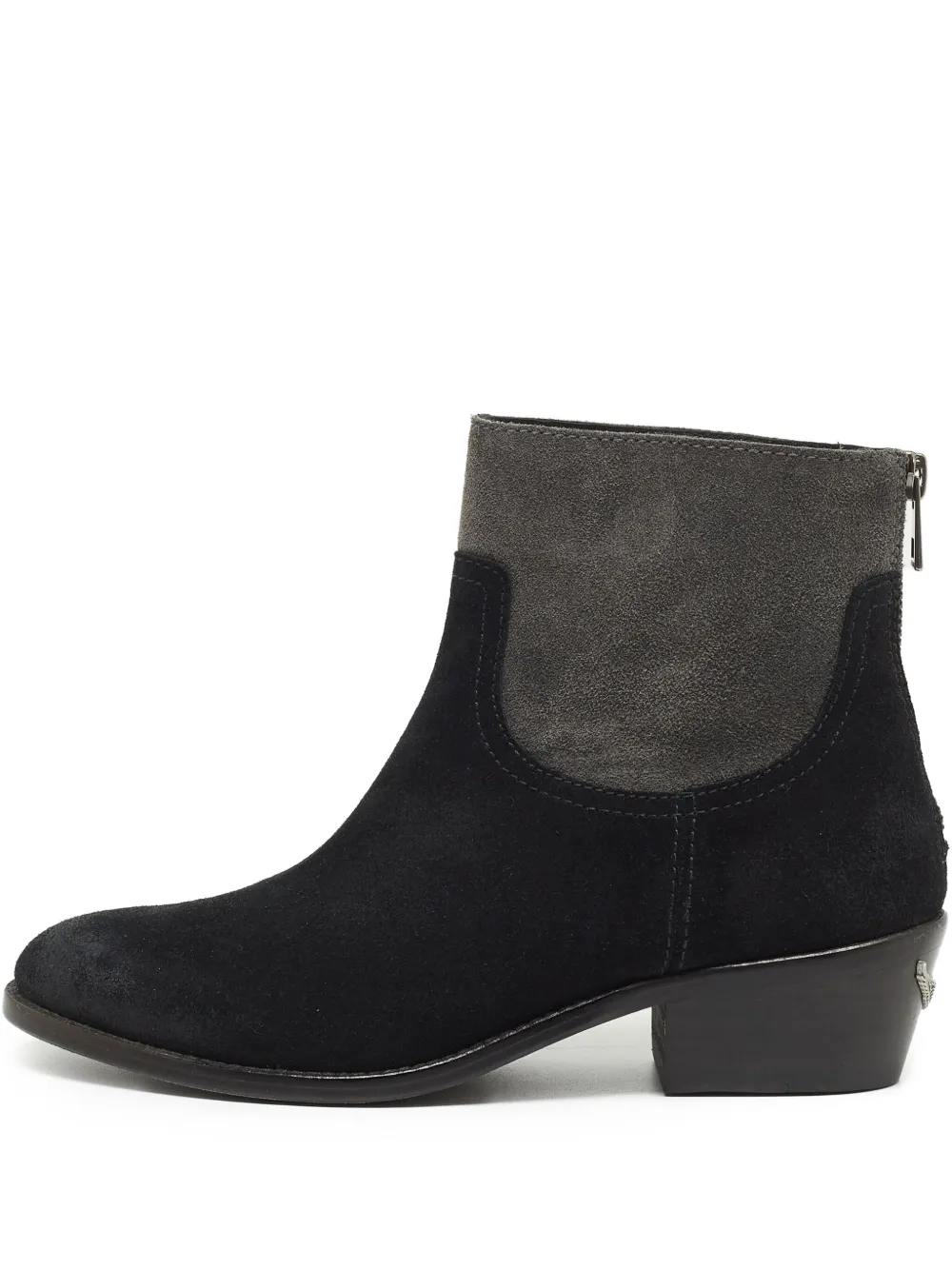 Zadig&Voltaire botas de archivo con paneles y tacón de 45mm | negro | Image 1