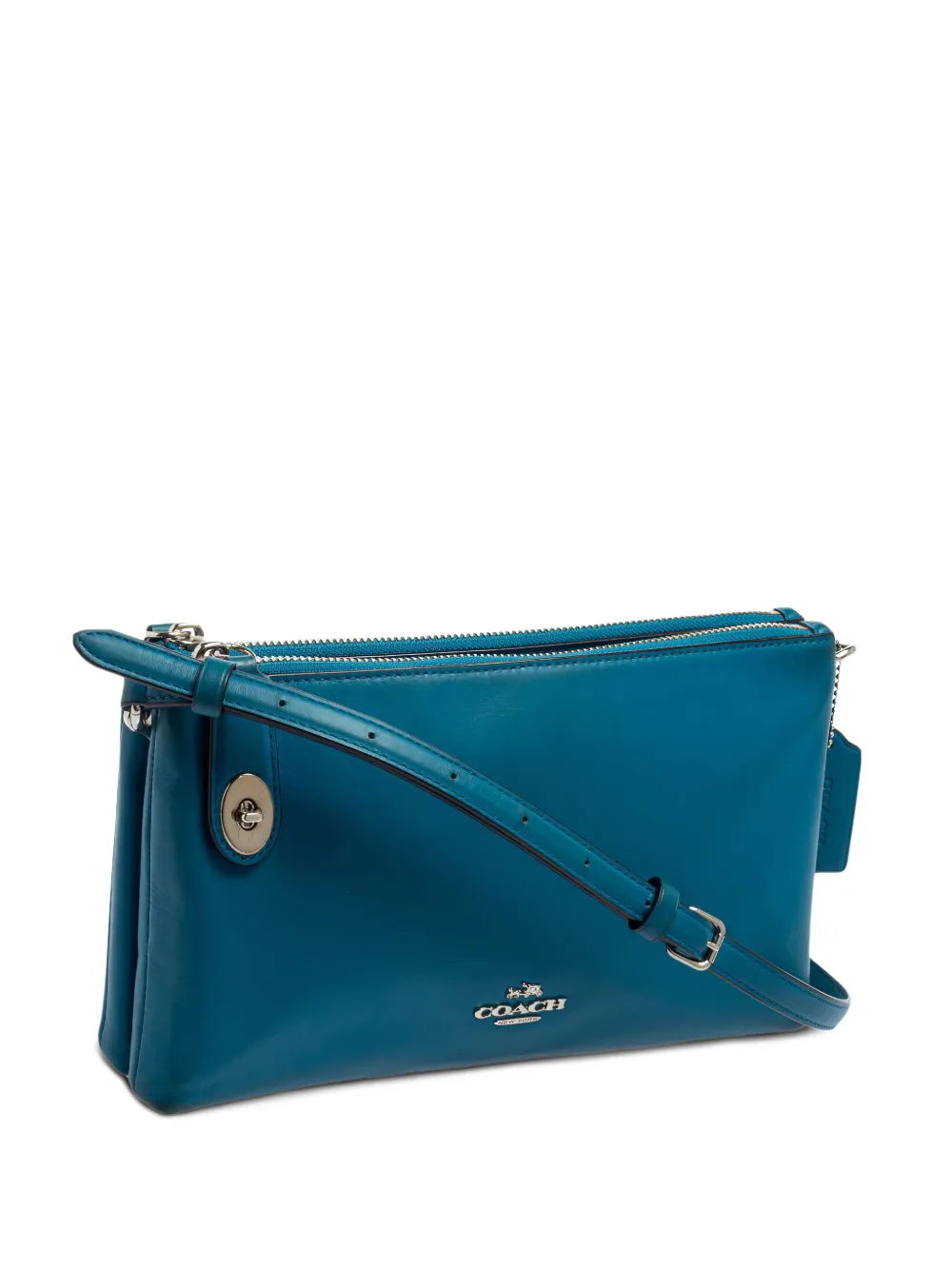 Crosby zip leather cross body bag
