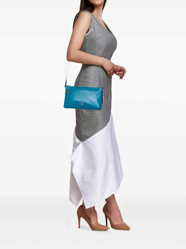 Coach Vintage Crosby Zip Leather Cross Body Bag | Blue | FARFETCH