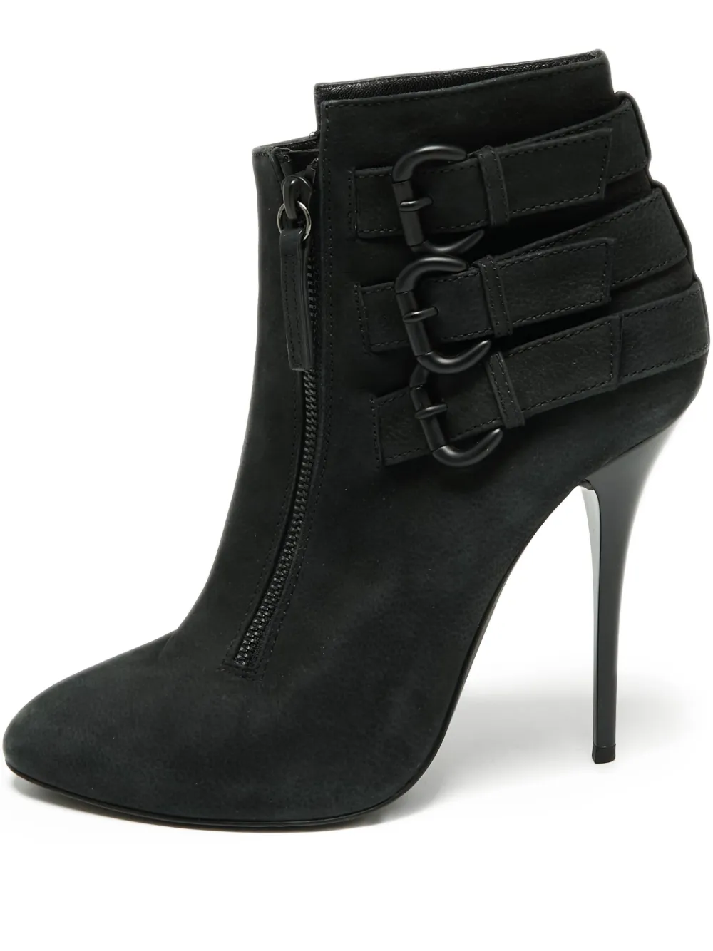 Balmain de archivo botines con correa y hebilla | negro | Image 1