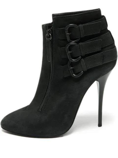 Balmain x Giuseppe Zanotti  pre-owned buckle-straps ankle boots