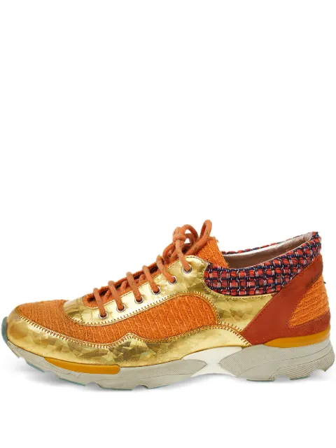 CHANEL Pre-Owned tenis de tweed