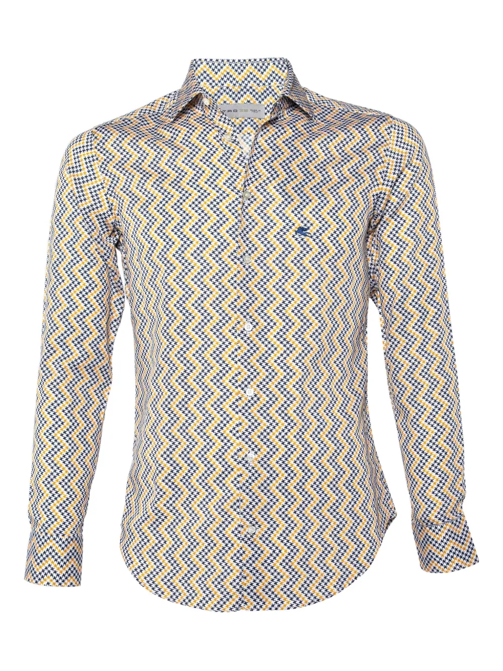 Etro Pre-Owned Hemd mit Zickzackmuster | Weiß | Image 1