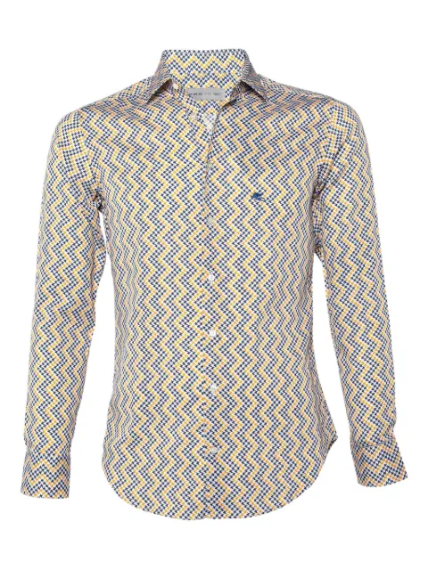 Etro Pre-Owned Hemd mit Zickzackmuster
