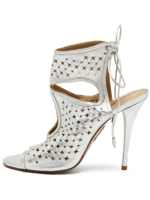 Aquazzura 115mm Sexy Thing cut-out sandals