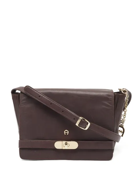 Aigner Vintage pre-owned leather flap bag