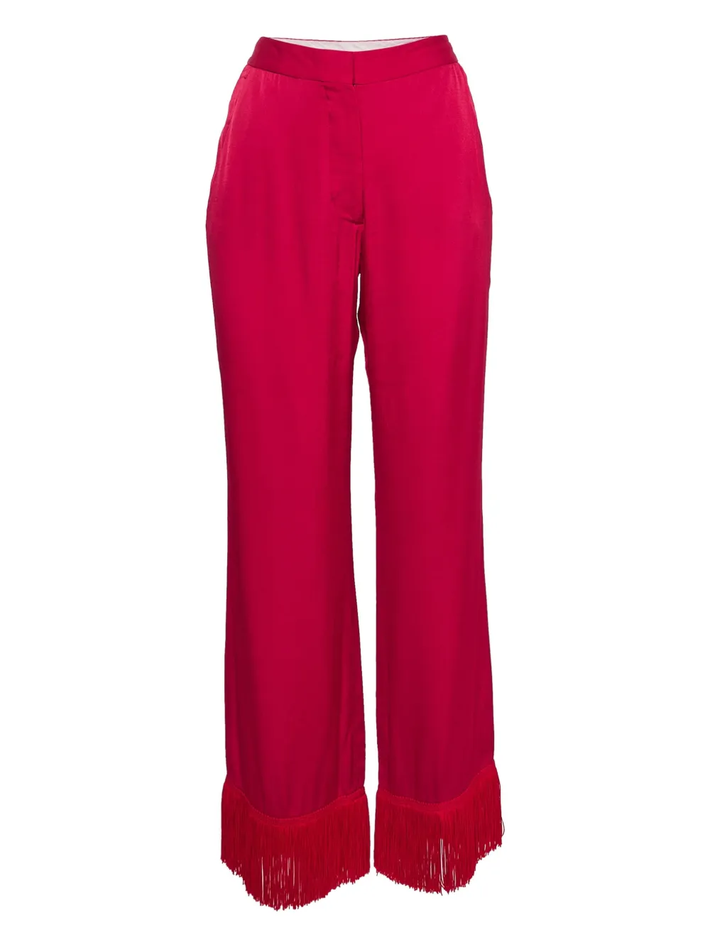 Stella McCartney Pre-Owned Pantaloni con frange - Rosa