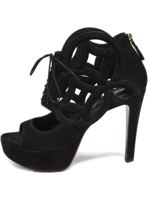 Louis Vuitton Pre-Owned 120mm cut-out heeled sandals