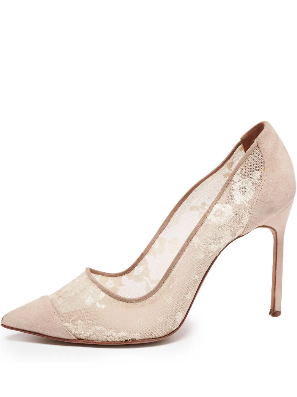 Manolo Blahnik プレオウンド Bbla Bride 105mm パンプス - ニュートラル Manolo Blahnik プレオウンド Bbla Bride 105mm パンプス - ニュートラル