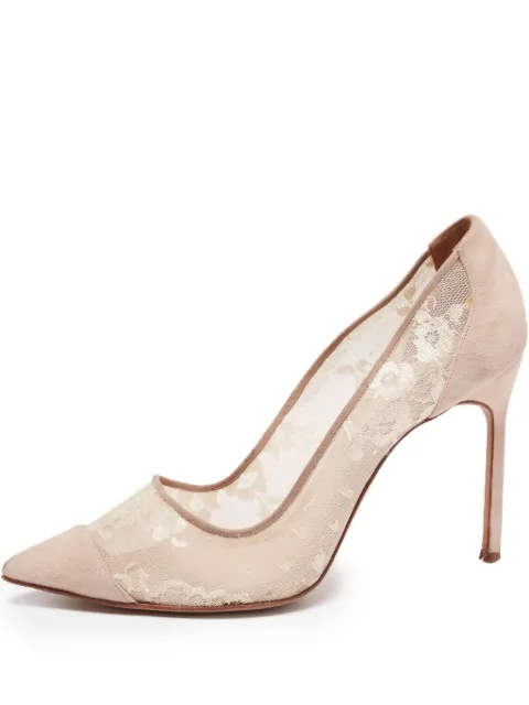 Manolo Blahnik zapatillas BblaBri con de 105mm de archivo
