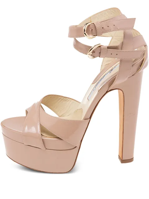 Brian Atwood pre-owned 150mm platform sandals
