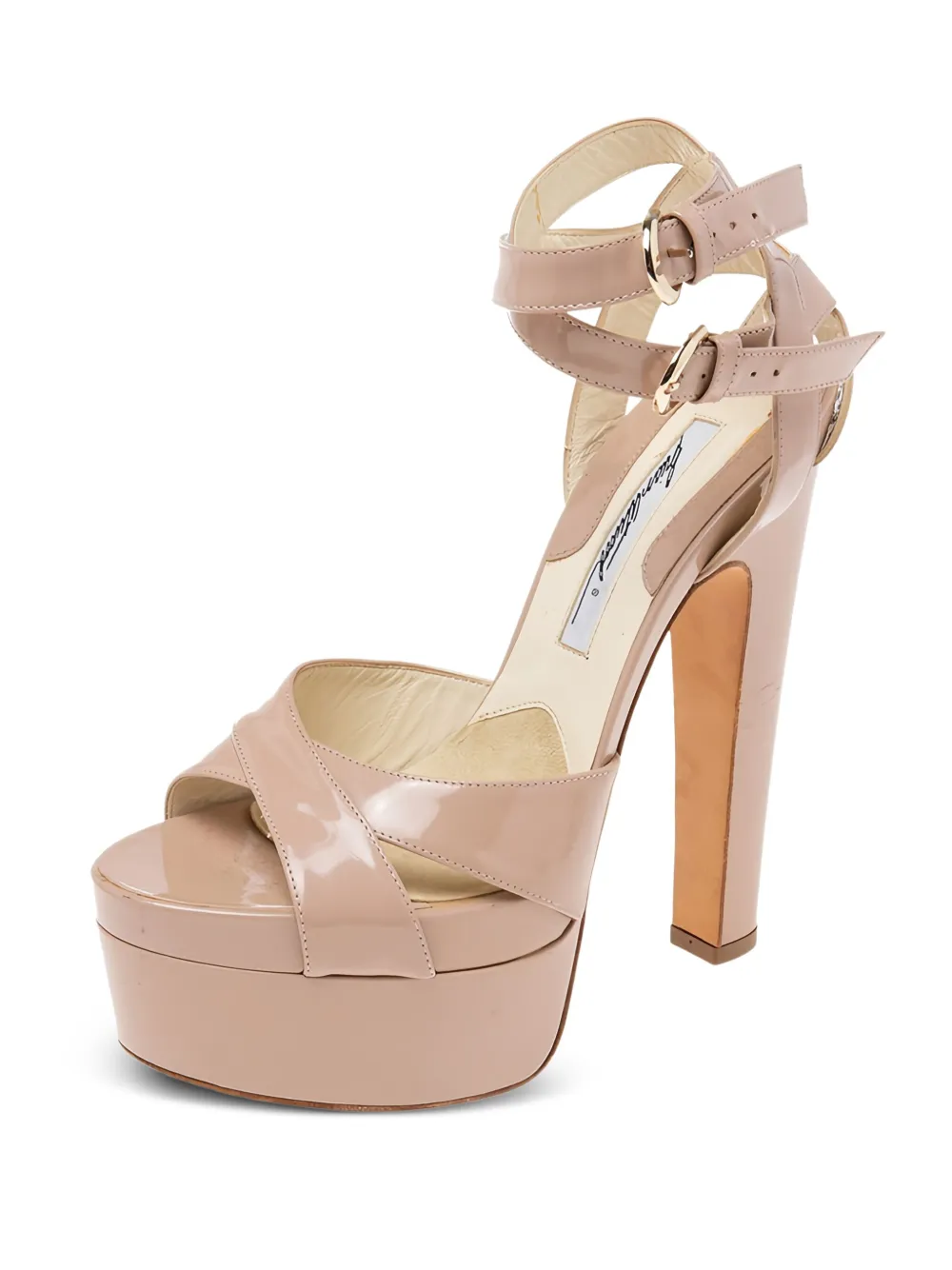 Brian Atwood pre-owned 150mm platform sandals | Image 2