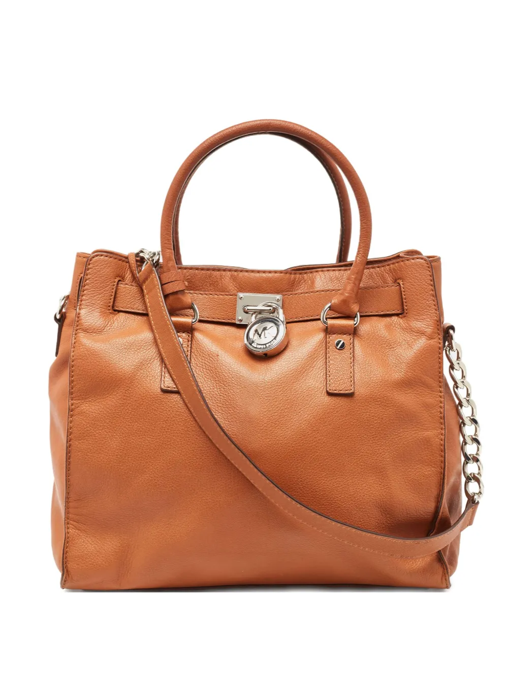 Michael Kors Vintage レザー トートバッグ - ブラウン Michael Kors Vintage レザー トートバッグ - ブラウン