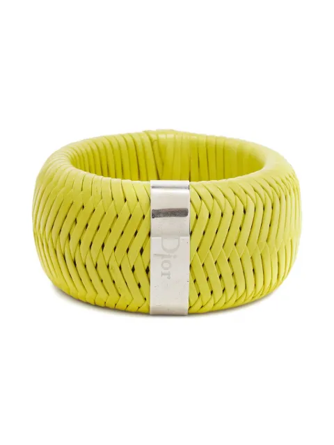 Christian Dior Pre-Owned leather bracelet