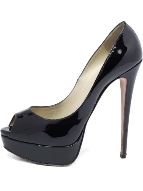 Christian Louboutin Pre-Owned 2024 145mm Lady Peep pumps
