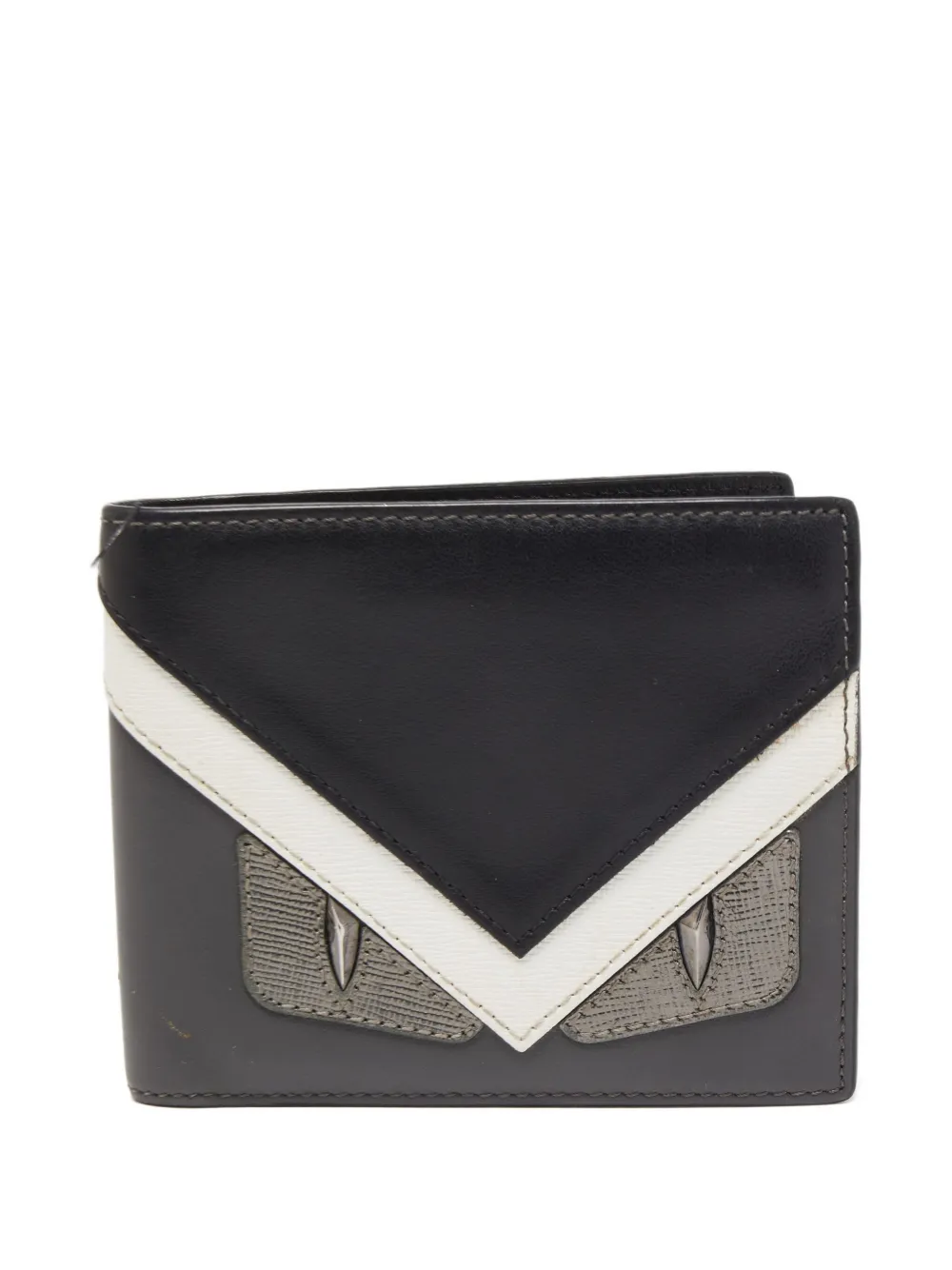 Fendi Pre-Owned Bugs Eyes bi-fold wallet | Black | Image 1