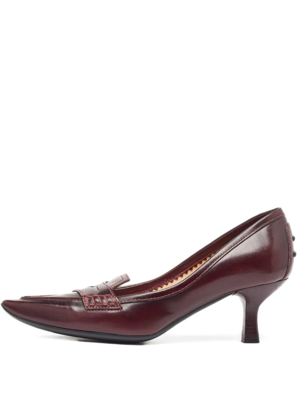 Tod's Vintage ポインテッドトゥ パンプス - レッド Tod's Vintage ポインテッドトゥ パンプス - レッド