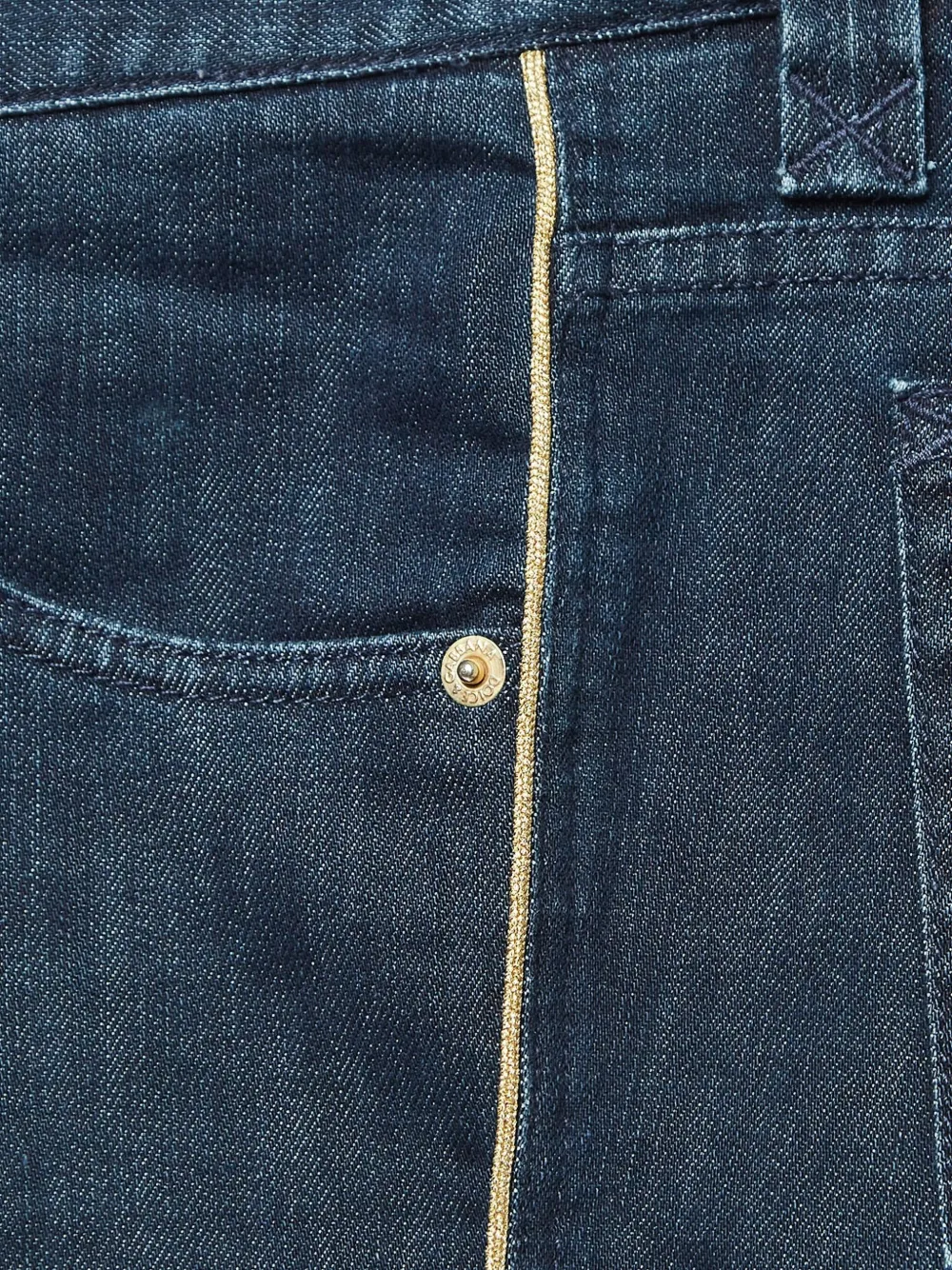 Pre-owned Dolce & Gabbana 2024 Side-stripe Jeans In Blue