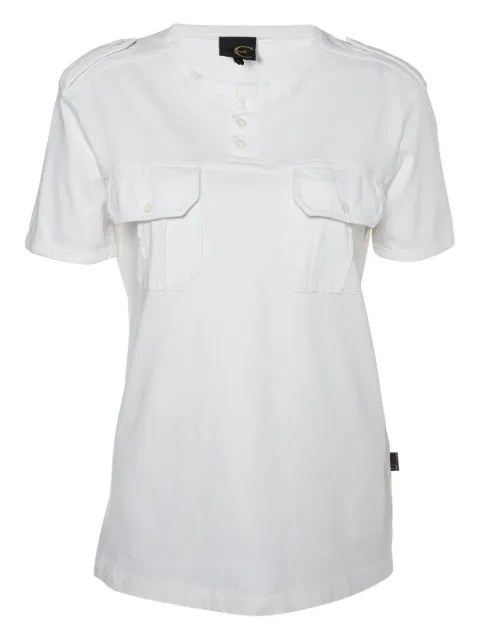 Just Cavalli Vintage 2024 ポケット ヘンリーネック Tシャツ