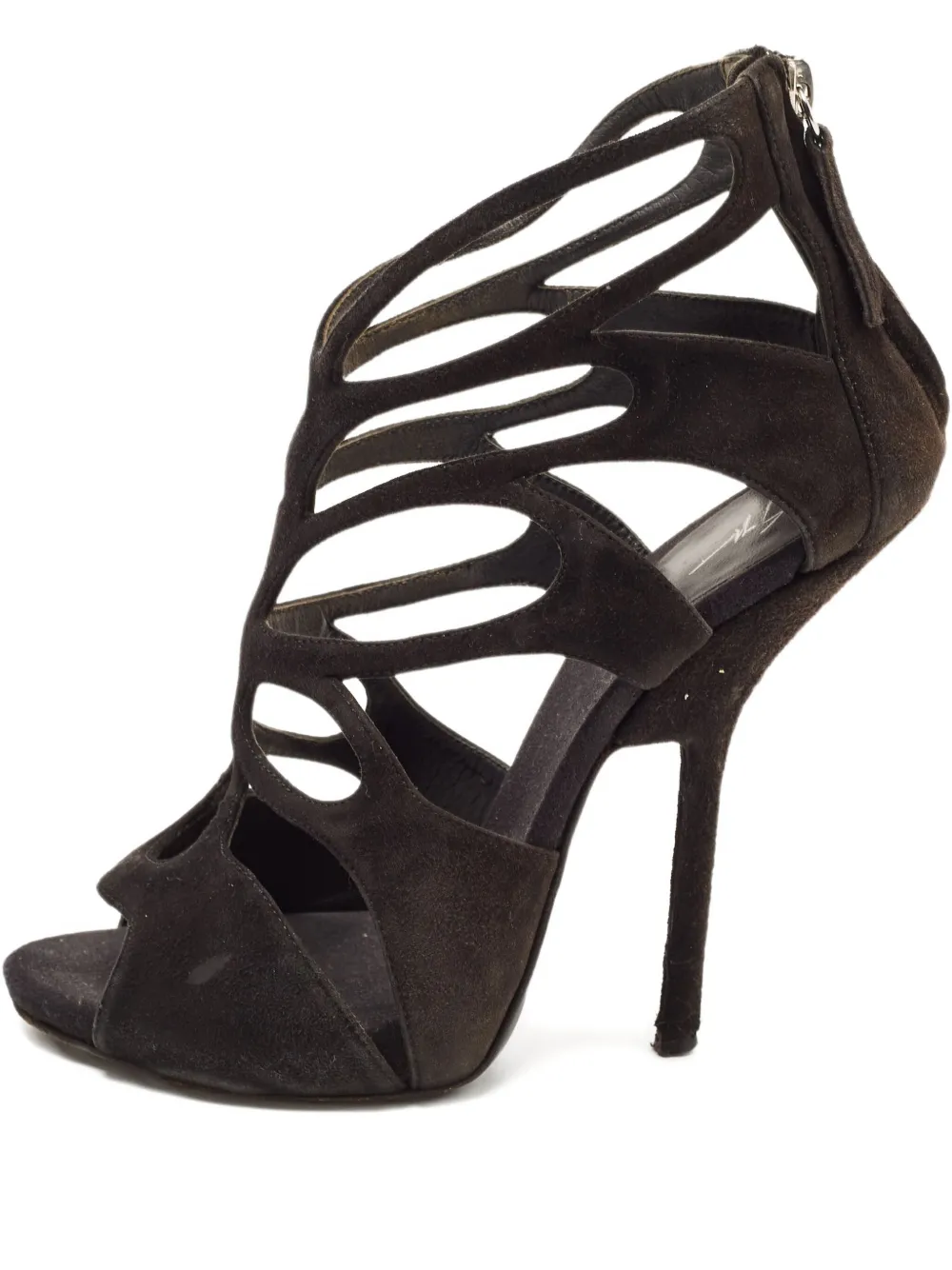 135mm suede sandals