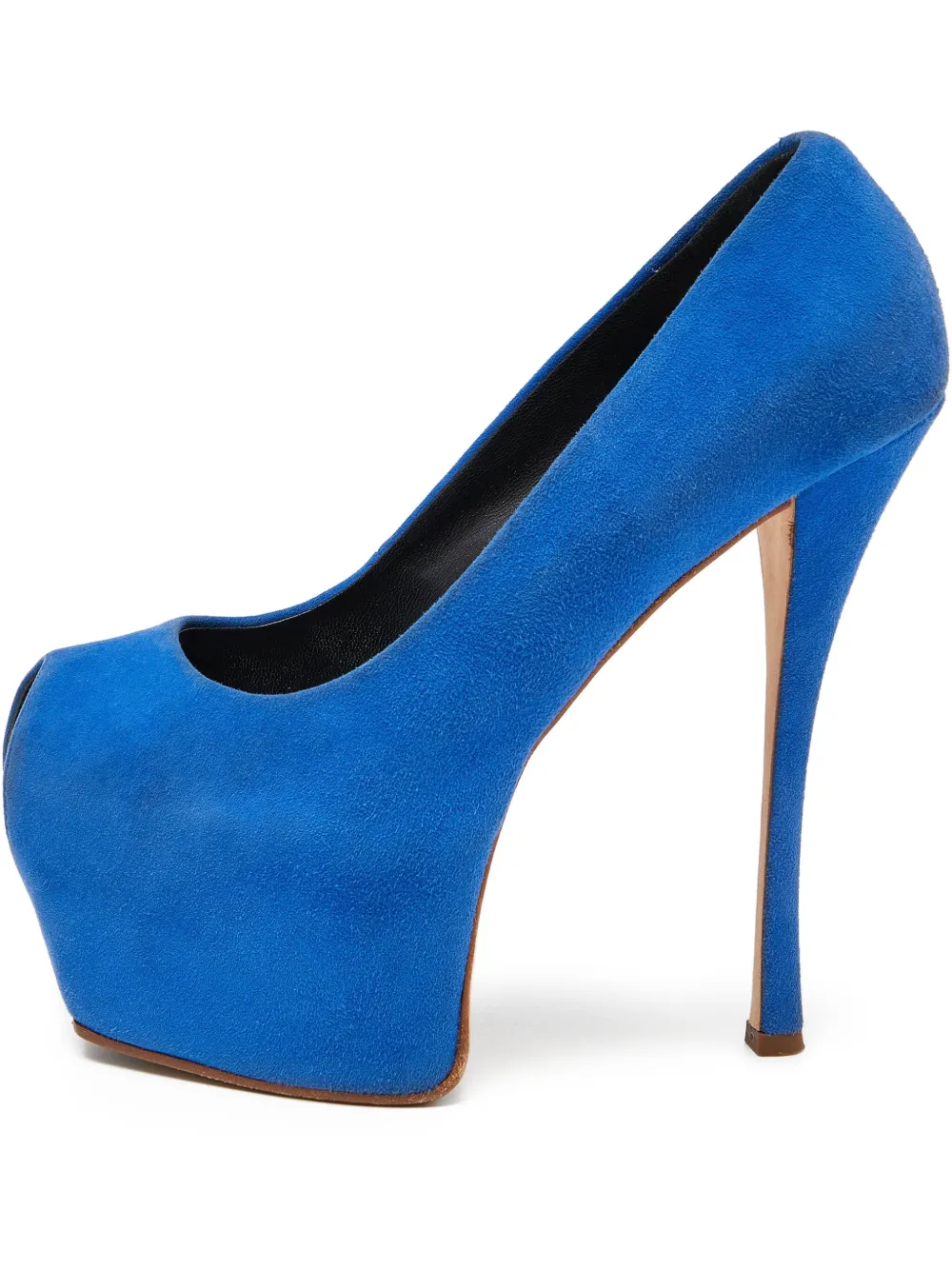 Giuseppe Zanotti Vintage platform peep-toe pumps - Blu