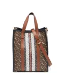 Burberry Pre-Owned Monogram Stripe E-canvas tote bag - Brown